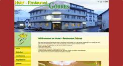 Desktop Screenshot of hotelgoerres.de